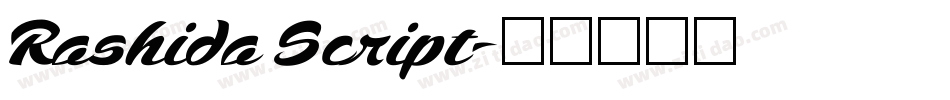 Rashida Script字体转换